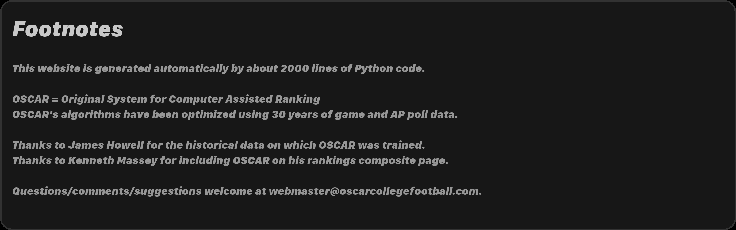 technical details